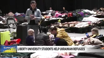 Liberty University students travel to Romania to help Ukrainian refugees