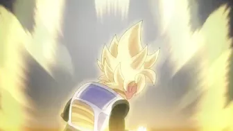 GOTEN TRANSFORMS INTO SUPER SAIYAN 2 ANIMATED TO PERFECTION