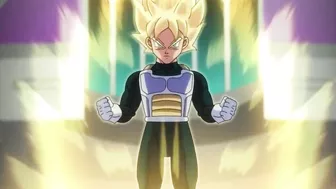 GOTEN TRANSFORMS INTO SUPER SAIYAN 2 ANIMATED TO PERFECTION