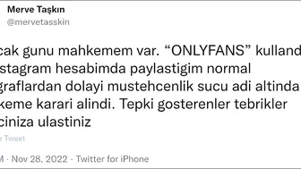 ONLYFANSÇI MERVE TAŞKININ DAVASI SONUÇLANDI