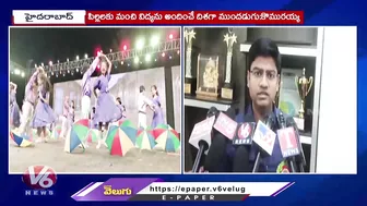 Pallavi Model School Annual Day Celebrations Grandly Held 2023 | Bowenpally | Hyderabad | V6 News