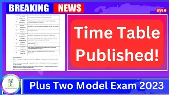 ????+2 മോഡൽ പരീക്ഷ 2023 Time Table പ്രസിദ്ധീകരിച്ചു????|Plus Two Model Exam 2023