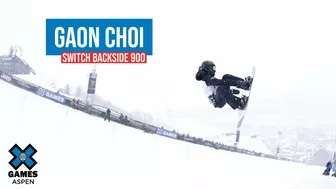 Gaon Choi: Switch Back 900 | X Games Aspen 2023