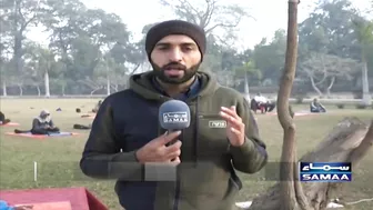 Yoga Training on Sunday in Faisalabad | Baba Saleem | Samaa News