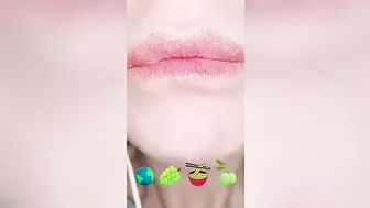 ASMR Satisfying Eating Emoji Food Challenge Noodles Gummy Planet Olives Konjac Jelly Mukbang 먹방