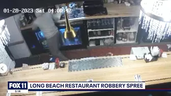 3 Long Beach restaurants robbed seemingly by same man