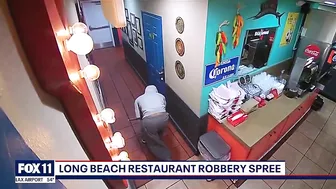 3 Long Beach restaurants robbed seemingly by same man