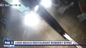 3 Long Beach restaurants robbed seemingly by same man