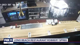 3 Long Beach restaurants robbed seemingly by same man