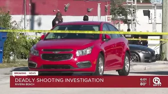 Deadly shooting investigated in Riviera Beach