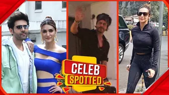 SRK Celebrates Pathaan Success, Malaika Arora spotted In Bold Green Jacket | Celebrity Spotted