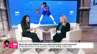 Ramona Shelburne breaks down Joel Embiid new approach to big games | NBA Today