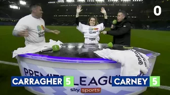 Jamie Carragher and Karen Carney's brilliant LAYER UP CHALLENGE! ????????