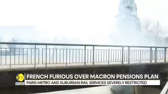 France: Paris metro and suburban rail services severely restricted, mass protests challenge Macron