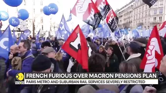 France: Paris metro and suburban rail services severely restricted, mass protests challenge Macron