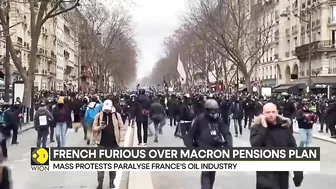 France: Paris metro and suburban rail services severely restricted, mass protests challenge Macron