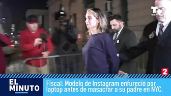 Fiscal: Modelo de Instagram enfureció por laptop antes de masacrar a su padre | El Minuto (Spanish)