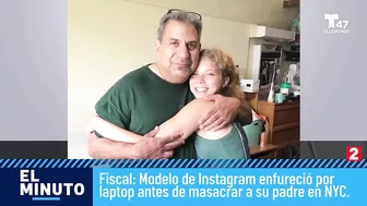 Fiscal: Modelo de Instagram enfureció por laptop antes de masacrar a su padre | El Minuto (Spanish)