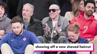 Pete Davidson shows off shaved head at Knicks game | Page Six Celebrity News