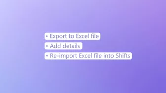 How to re-use a weekly schedule from Excel in Shifts in Microsoft Teams