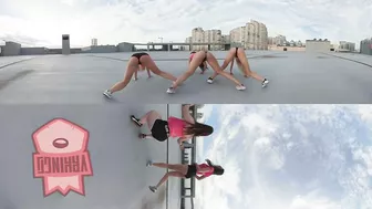 TWERK AT THE PARKING LOT 360 VR Video • SEAN PAUL - MAD LOVE • Тверк в 360 Градусов (#VRKINGS)