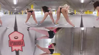 TWERK AT THE PARKING LOT 360 VR Video • SEAN PAUL - MAD LOVE • Тверк в 360 Градусов (#VRKINGS)