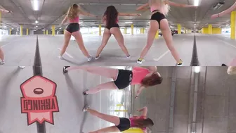 TWERK AT THE PARKING LOT 360 VR Video • SEAN PAUL - MAD LOVE • Тверк в 360 Градусов (#VRKINGS)