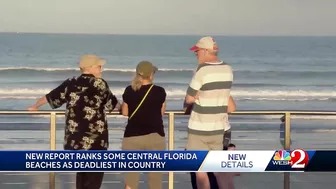 New report ranks several Central Florida beaches as deadliest in country