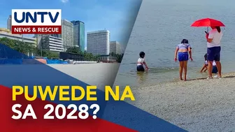 Manila Bay dolomite beach, target maging ‘swimmable’ bago matapos ang termino ni PBBM – DENR