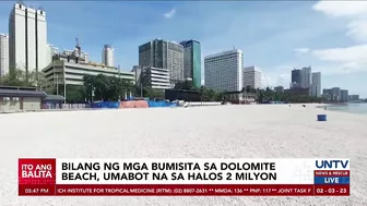 Manila Bay dolomite beach, target maging ‘swimmable’ bago matapos ang termino ni PBBM – DENR