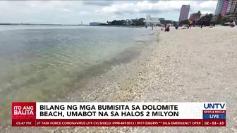 Manila Bay dolomite beach, target maging ‘swimmable’ bago matapos ang termino ni PBBM – DENR