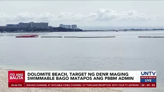 Manila Bay dolomite beach, target maging ‘swimmable’ bago matapos ang termino ni PBBM – DENR