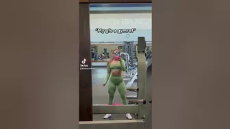 Pov “my gfs a gymrat” viral tiktok trend #shorts #gymrat