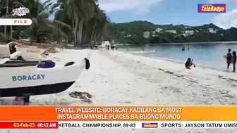 Travel website: Boracay kabilang sa most instagrammable places sa buong mundo | SAKTO (3 Feb 2023)