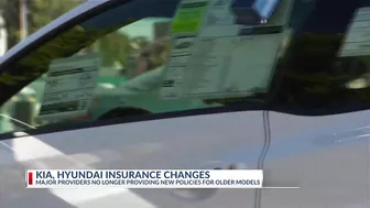 Major insurance providers not writing new policies for some Kia, Hyundai models due to car thefts