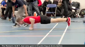 Gold medal knuckle hop at the Arctic Winter Games | The Moment