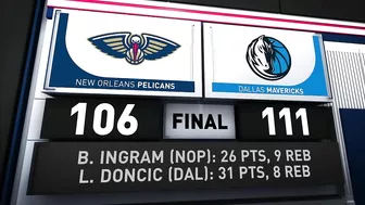 Game Recap: Mavericks 111, Pelicans 106