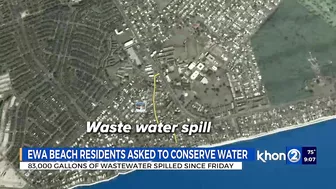 Ewa beach residents asked to conserve water