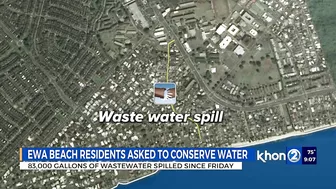 Ewa beach residents asked to conserve water