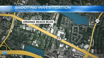 1 injured following shooting on Virginia Beach Blvd. in Virginia Beach