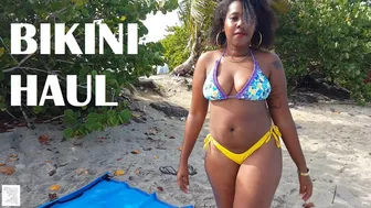 les maillots de bain été essayage de bikinis sur la plage trailer @chenma.