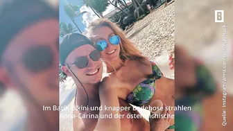 Anna-Carina Woitschack - Schaumbad-Küsse & Batik-Bikini: Sie urlaubt mit ihrer neuen Liebe