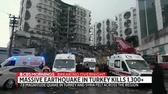 Hundreds dead after earthquake strikes Turkey and Syria