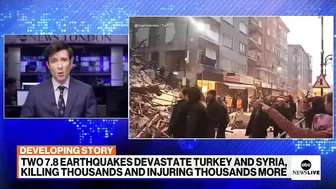 Death toll rising after earthquakes in southeast Turkey, Syria | ABCNL