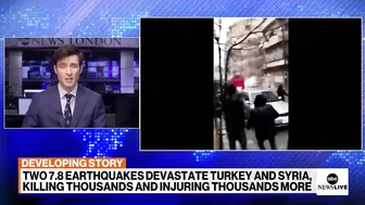 Death toll rising after earthquakes in southeast Turkey, Syria | ABCNL