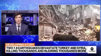 Death toll rising after earthquakes in southeast Turkey, Syria | ABCNL