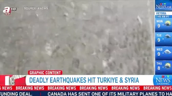 Massive earthquake strikes Turkyie during reporter's live TV broadcast