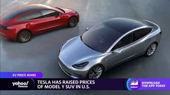 Tesla raises the price of its Model Y SUV in U.S.