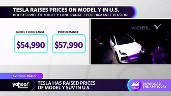 Tesla raises the price of its Model Y SUV in U.S.