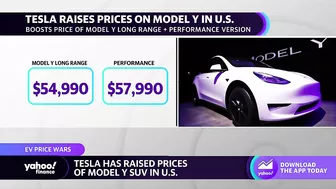 Tesla raises the price of its Model Y SUV in U.S.